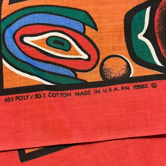 Vintage Inuit Girl Wolf Bandana - Picture 4 of 4